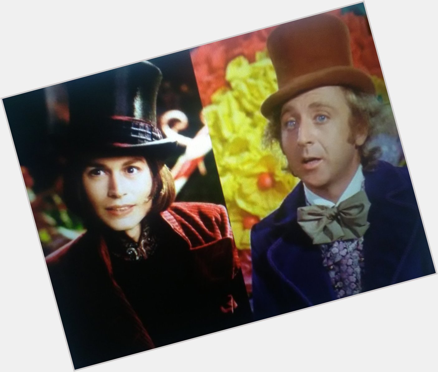 Happy belated birthday to Johnny Depp and Happy birthday to the late Gene Wilder   