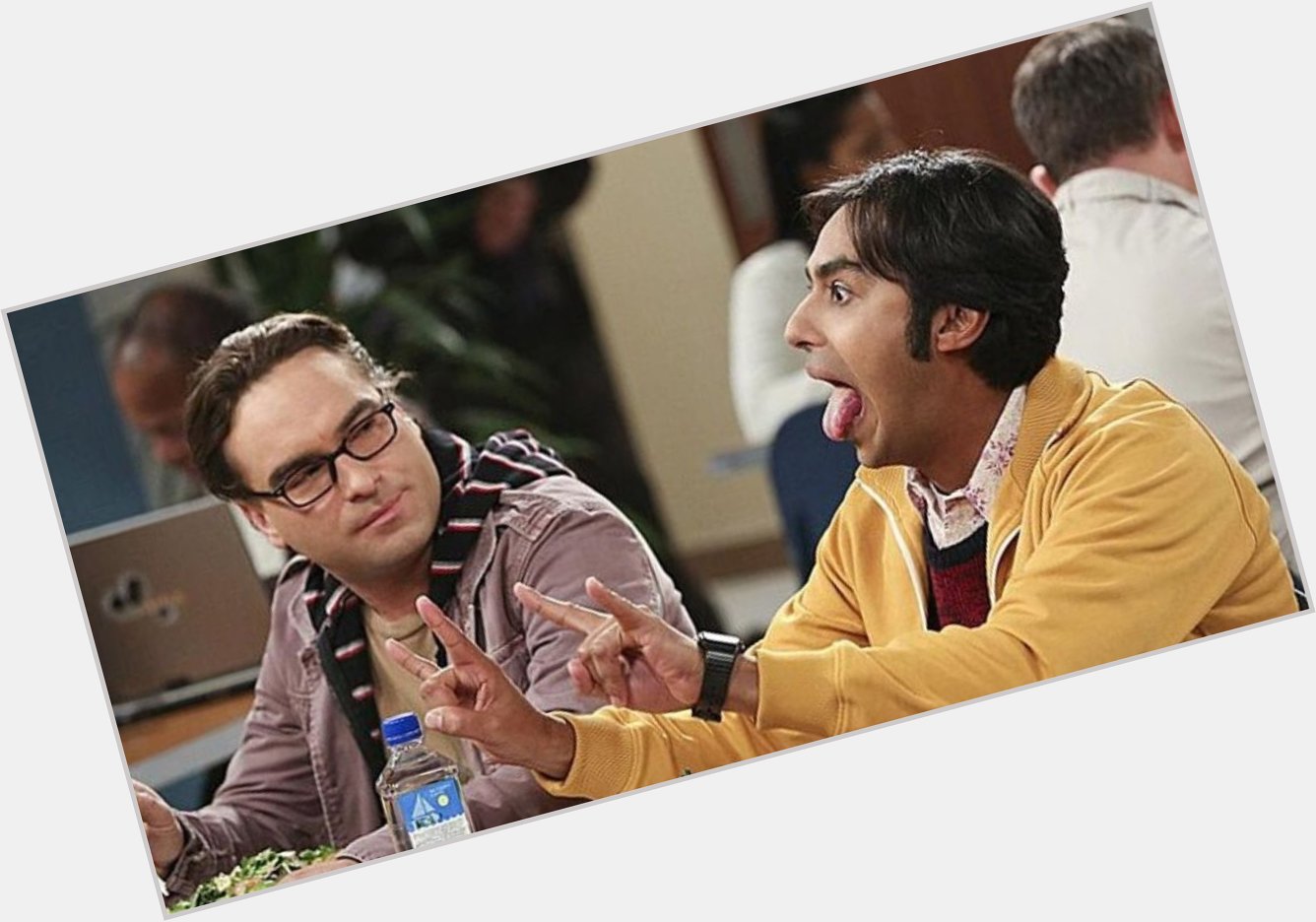 Happy Birthday to The Big Bang Thereory s Leonard and Raj, Johnny Galecki and Kunal Nayyar!                   