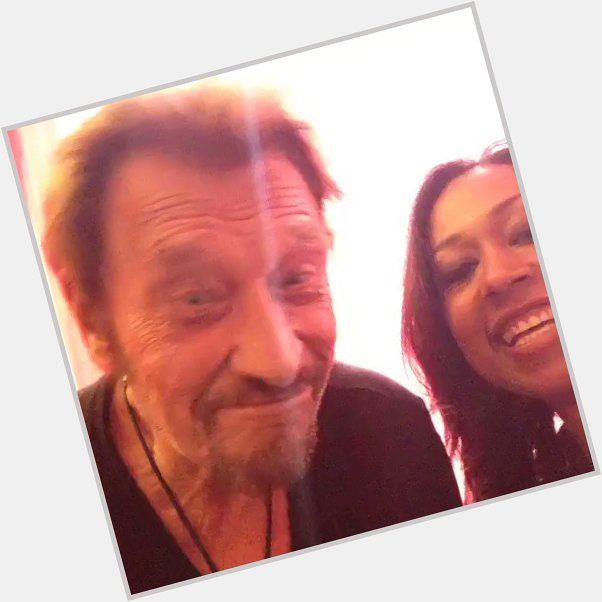 Teaching Johnny Hallyday how to use Vine... Happy Birthday to the boss!! We love you and miss you!    