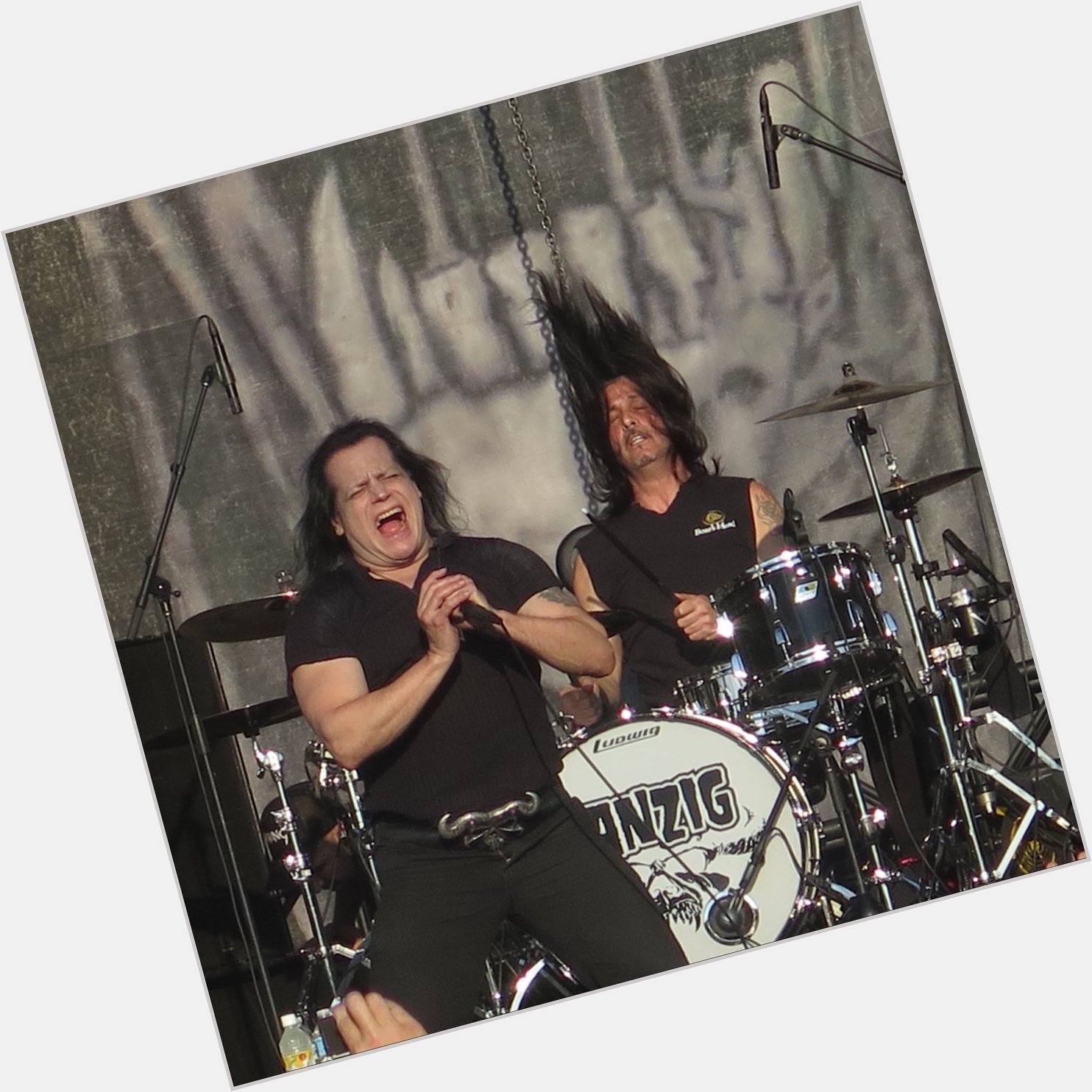 1968. Danzig drummer Johnny Kelly born in Brooklyn, NY. Happy Birthday, Johnny! : Peter Hutchins, Riot Fest, 2017. 