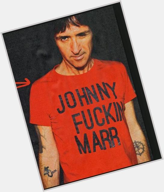 Happy birthday to Johnny Marr n his magic guitar playing fingers xxx 
