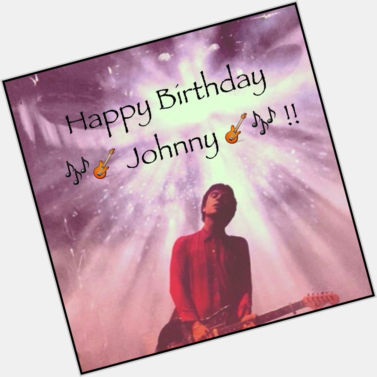   As Long As Birthday Boy Johnny Marr Sticks Around I\m Happy        .. 