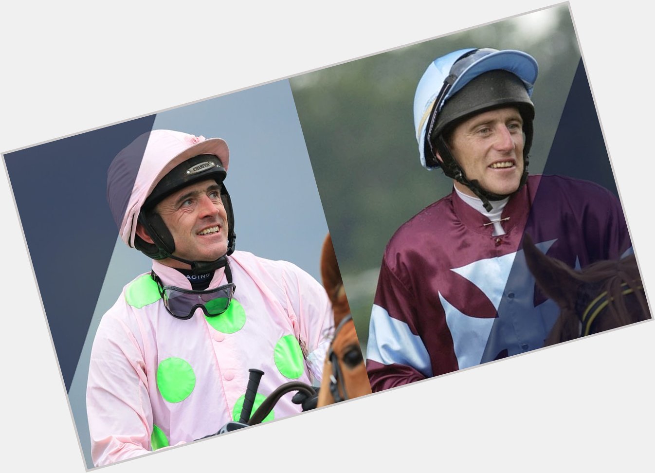 Happy Birthday!

Ruby Walsh 4 2 Johnny Murtagh 5 1 Two legends of our game. 