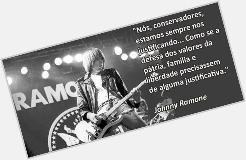 Happy birthday Johnny Ramone! 