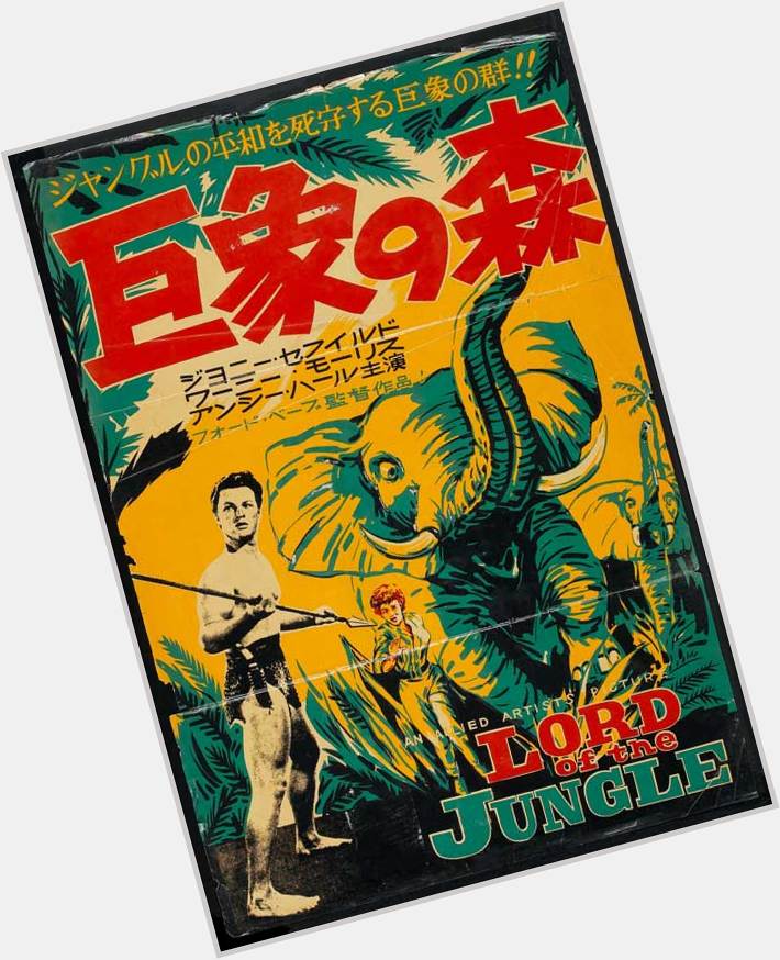 Happy birthday to Johnny Sheffield - LORD OF THE JUNGLE - 1955 - Japanese release poster 