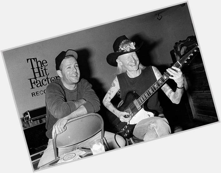 Happy Birthday to , here pictured with Johnny Winter! 