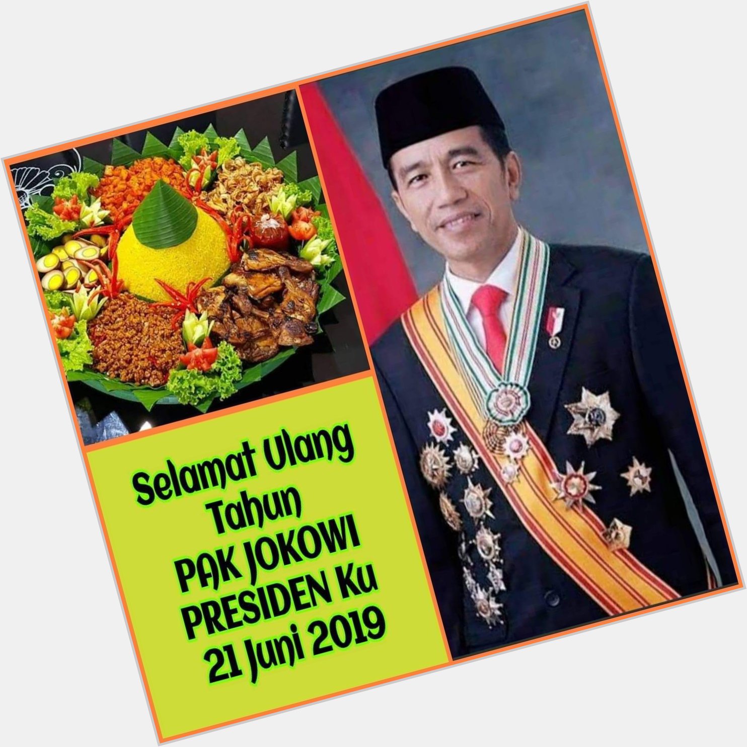Happy Birthday my President Joko Widodo.. 