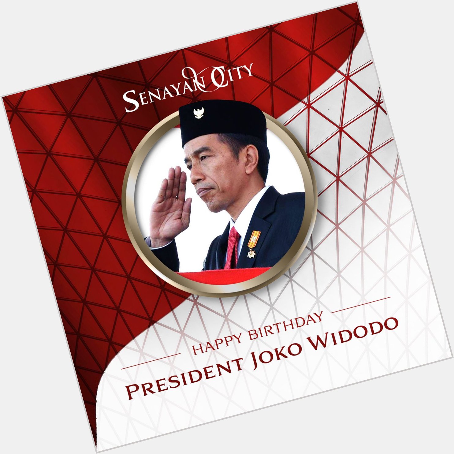 Happy Birthday to Our President - Joko Widodo. 