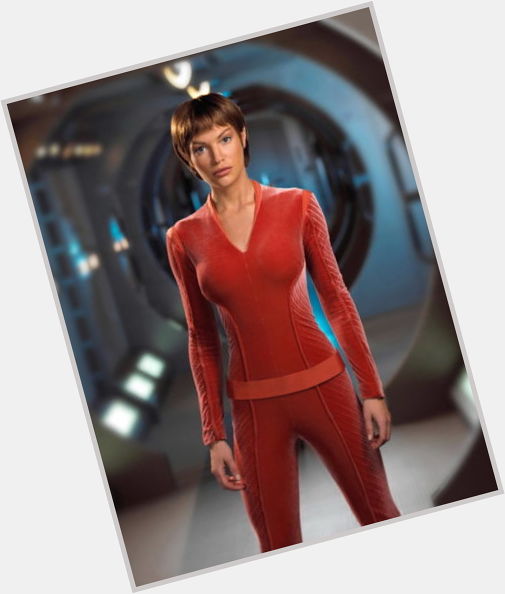 Happy Birthday to Jolene Blalock, who played Subcommander T\Pol in Star Trek Enterprise. 