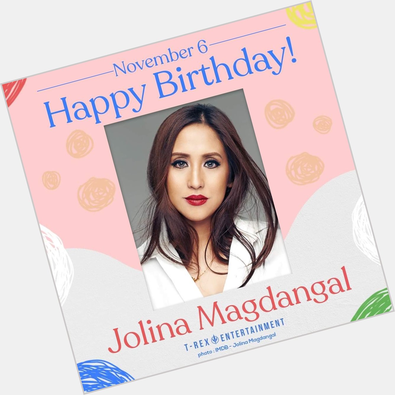 Happy birthday, Jolina Magdangal!

More blessings to come!  