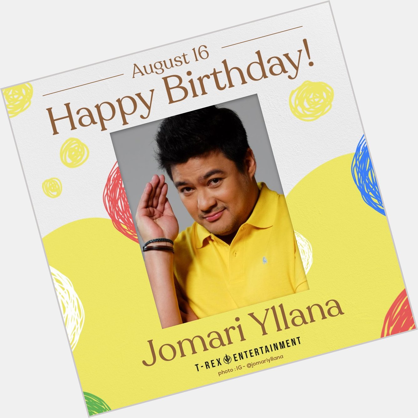 Happy 44th birthday to you, Jomari Yllana! 

Sending you smiles for your special day.   