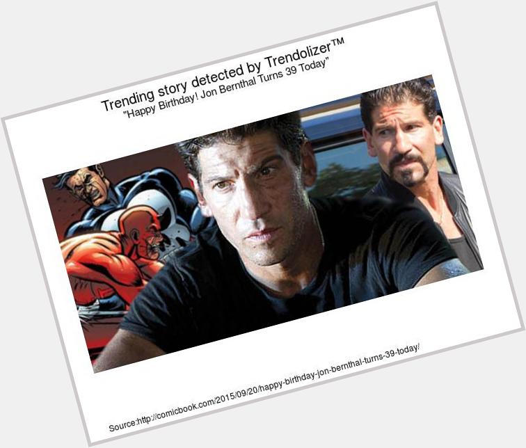 Happy Birthday! Jon Bernthal Turns 39 Today  