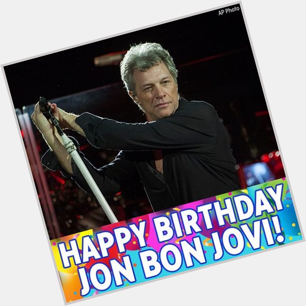 Happy birthday to New Jersey native Jon Bon Jovi! 