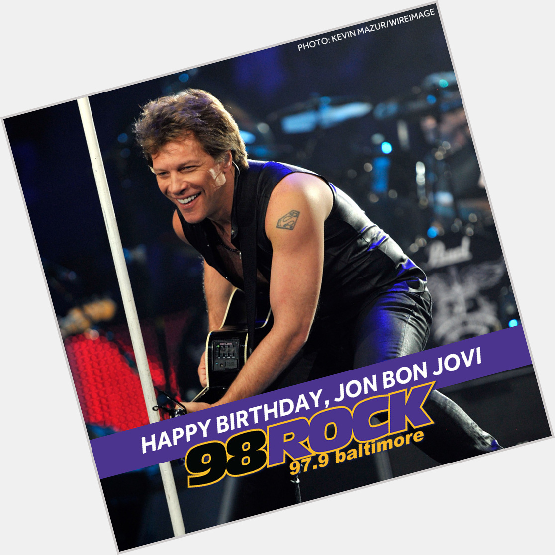 Happy Birthday to Jon Bon Jovi who turns 59 today.     