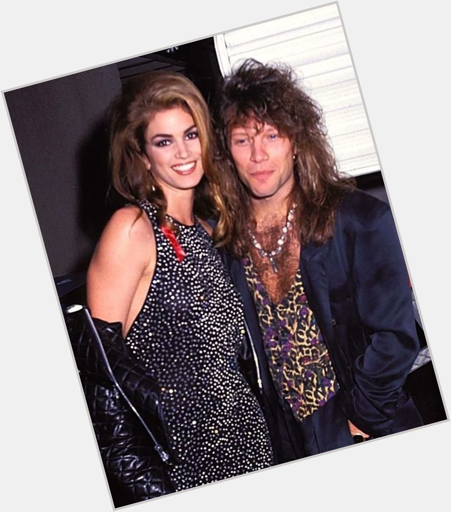 Happy Birthday to Jon Bon Jovi. A NJ guy like me. Here he is with CINDY CRAWFORD 