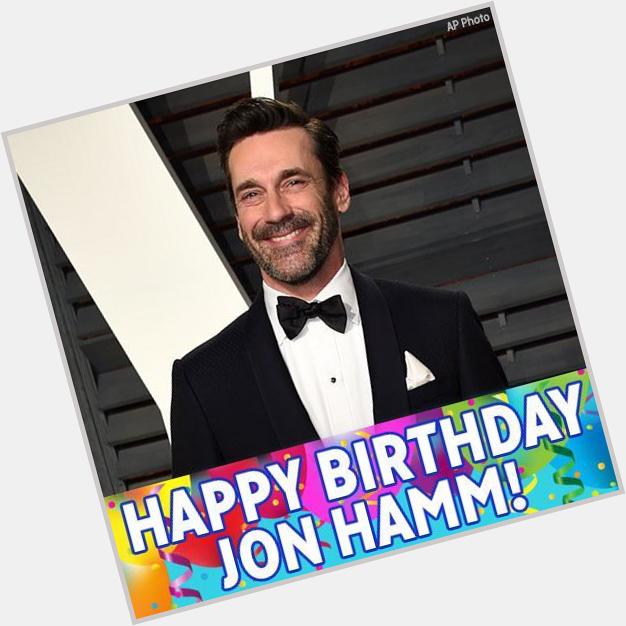 Happy Birthday to actor Jon Hamm! 
