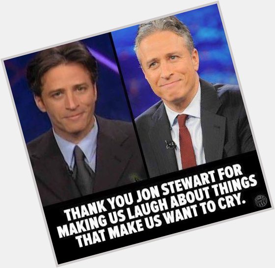 Happy birthday Jon Stewart! Ironic that a satirical news show is part of what inspired me to study journalism. 
