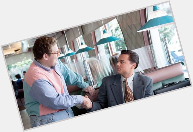 His clothes match the diner! Happy Birthday Jonah Hill!
(Do you know what movie this is from?) 