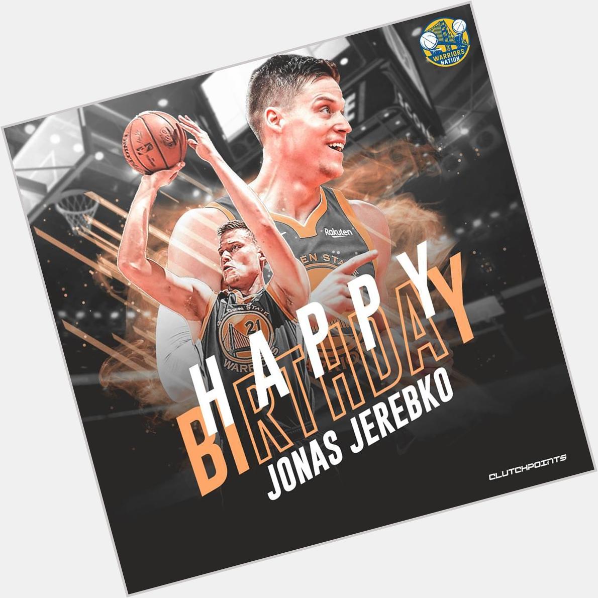 Join Warriors Nation in wishing Jonas Jerebko a happy 32nd birthday    