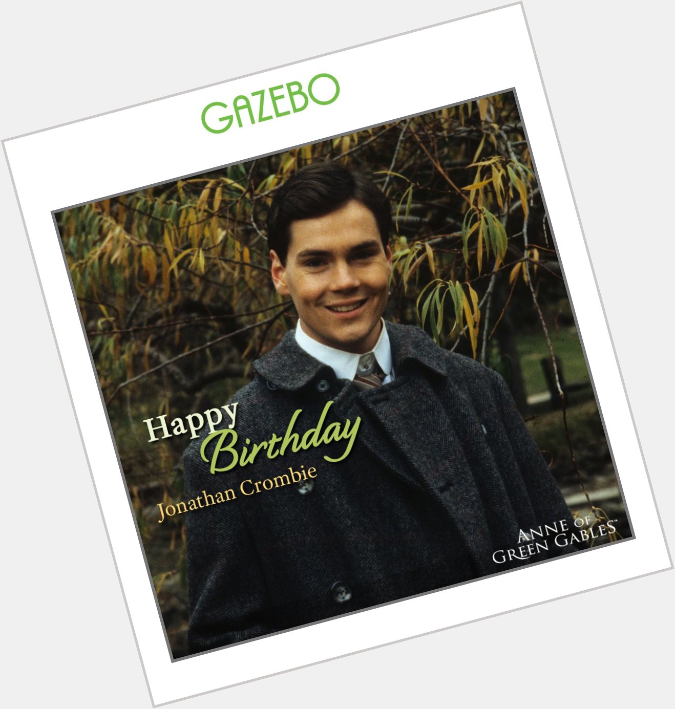 Happy birthday Jonathan Crombie, you will always be the perfect Gil in our hearts! 