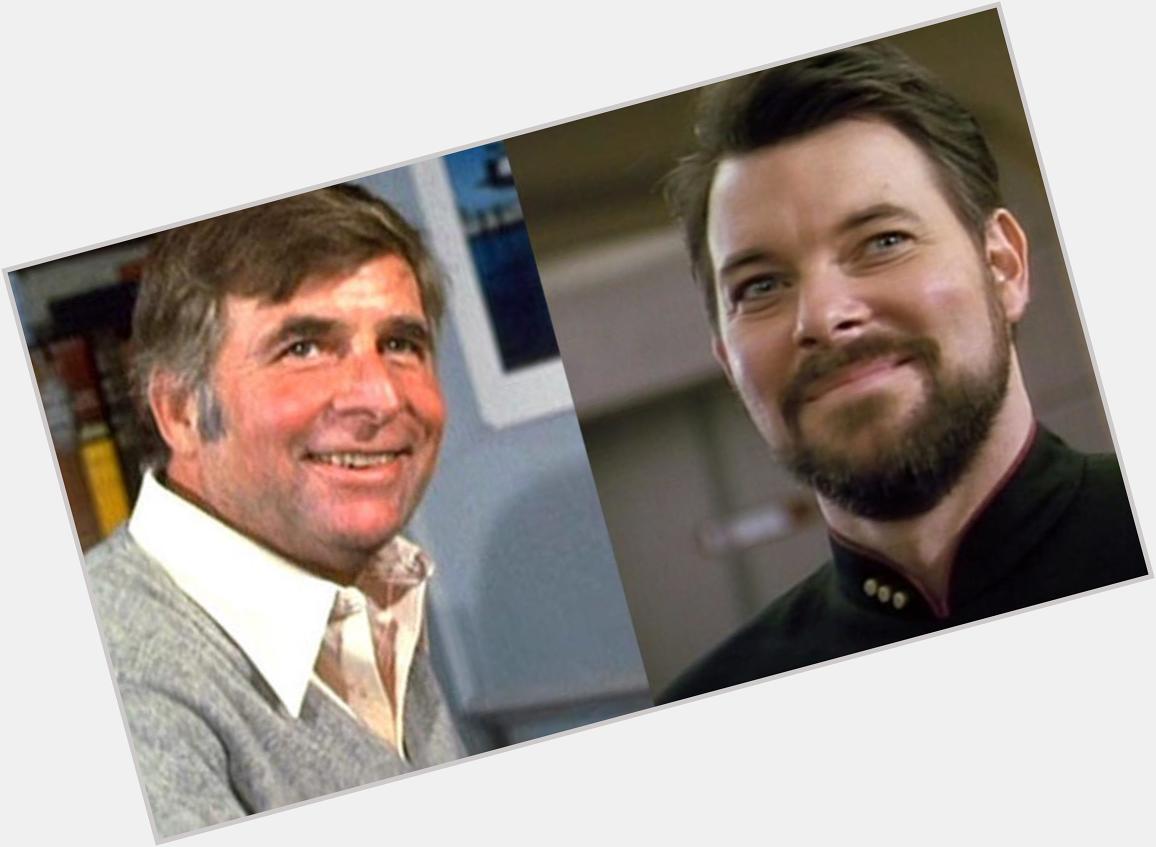 Happy Birthday to two StarTrek legends, Jonathan Frakes turns 62 & Gene Roddenberry would have been 94 today. 
