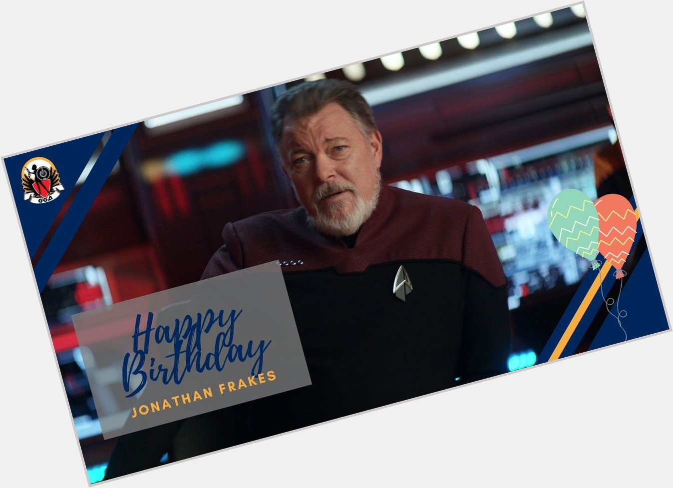 Happy Birthday, Jonathan Frakes, aka Commander William T. Riker!  
