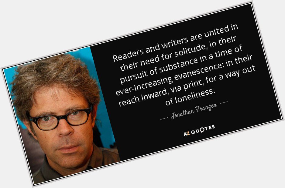 Today, we wish Jonathan Franzen a very happy birthday.
Which of his books is your favorite?

 