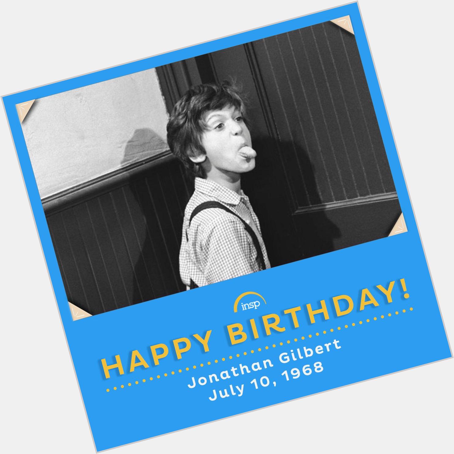 Happy 47th birthday Jonathan Gilbert!
Watch him as his mischievous younger self on at 5 & 6 ET. 