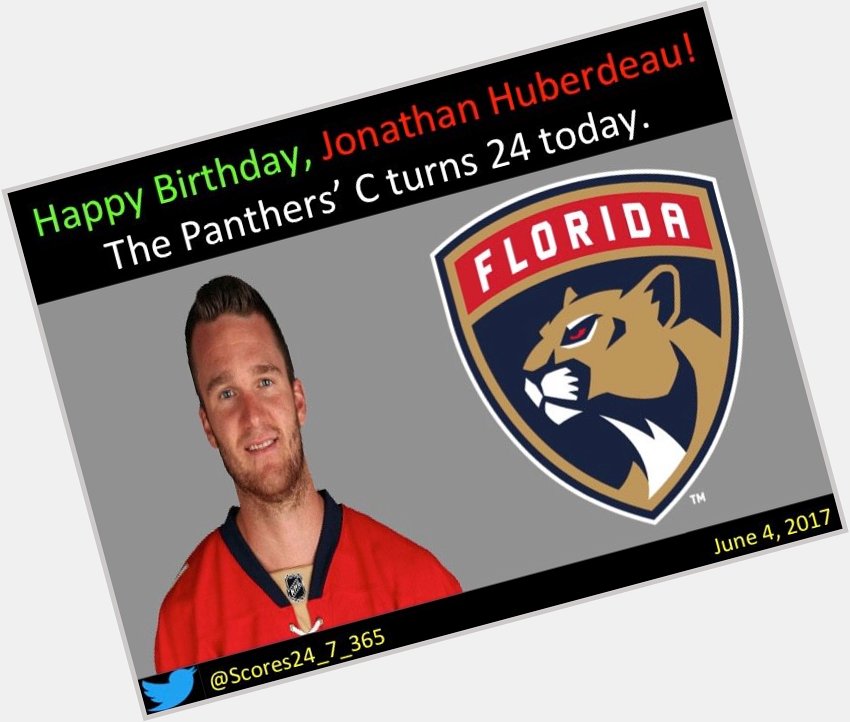  happy birthday Jonathan Huberdeau! 