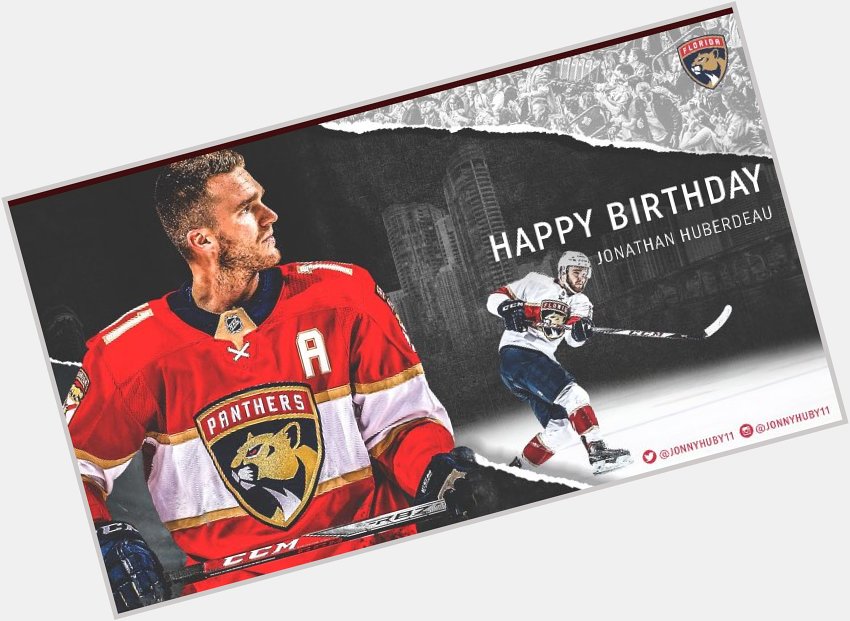 Wishing Florida Panthers forward Jonathan Huberdeau a very happy 25th birthday.  