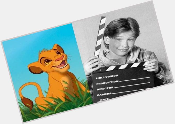 Happy Birthday to Jonathan Taylor Thomas who played the voice of young simba in Disneys The Lion King 