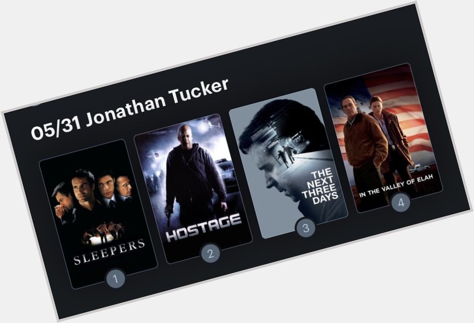 Hoy cumple años el actor Jonathan Tucker (39) Happy birthday ! Aquí mi Ranking: 