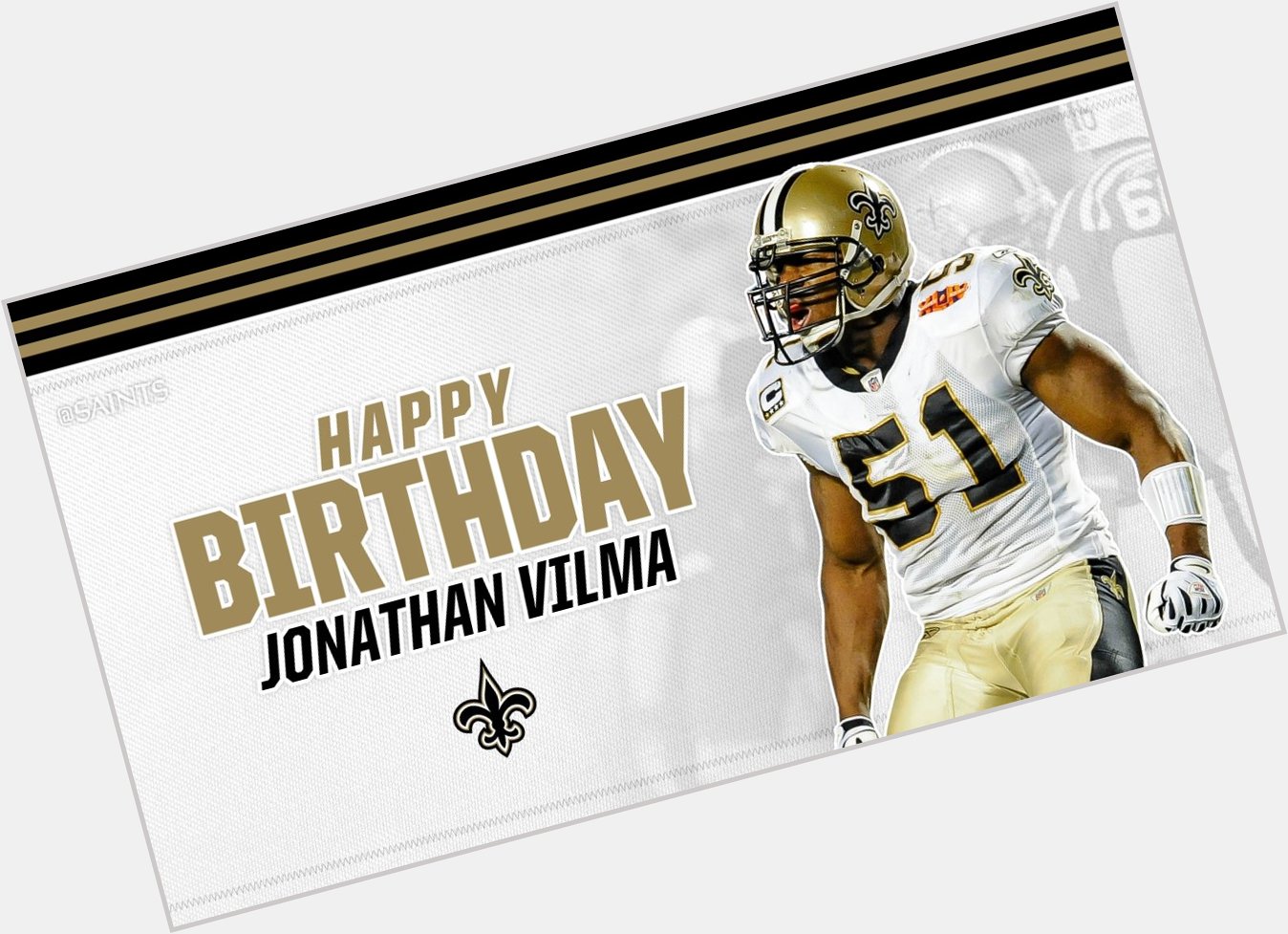Happy Birthday to legend Jonathan Vilma!   
