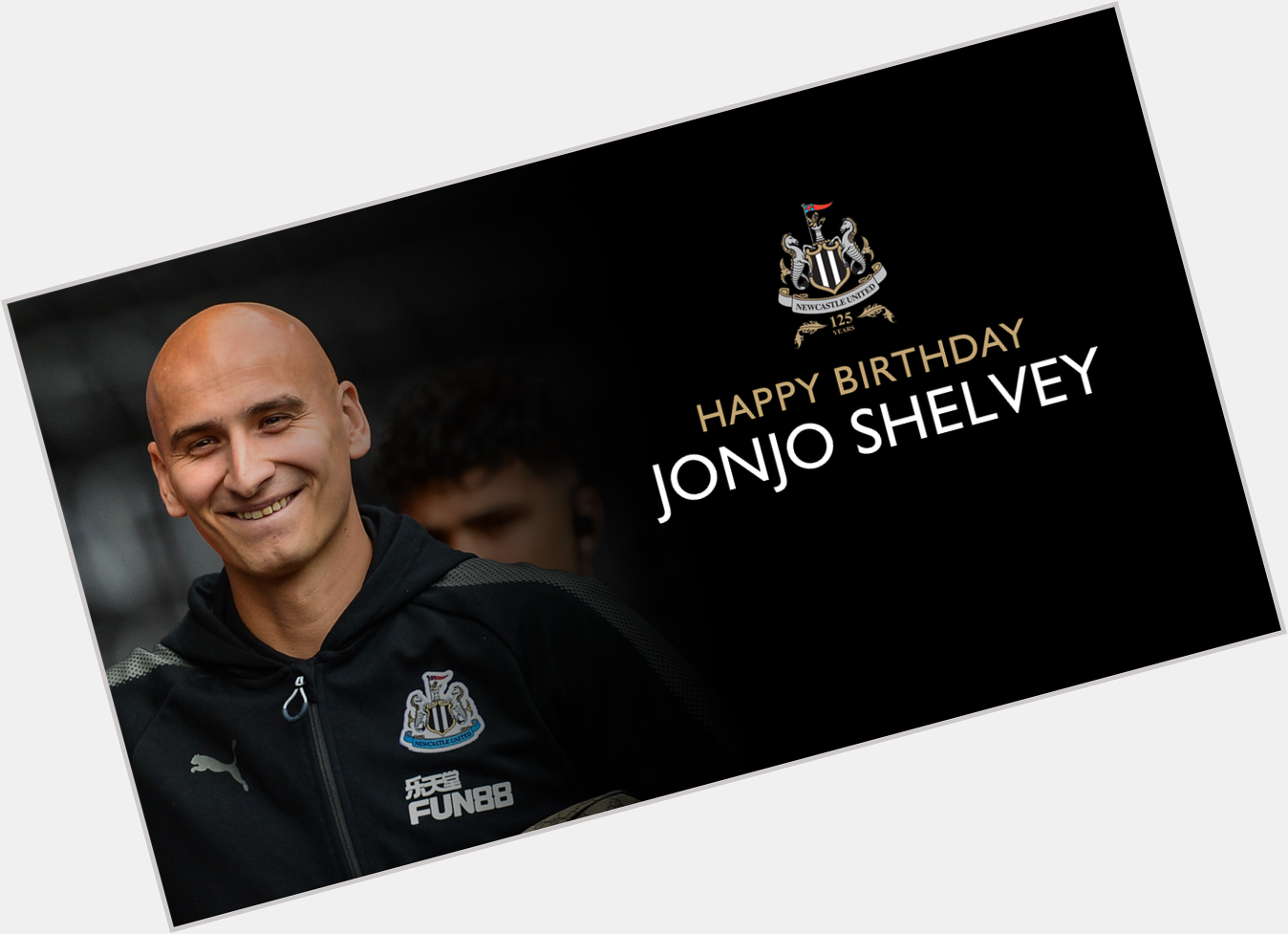 Good morning and a very happy birthday to Newcastle United midfielder Jonjo Shelvey! 