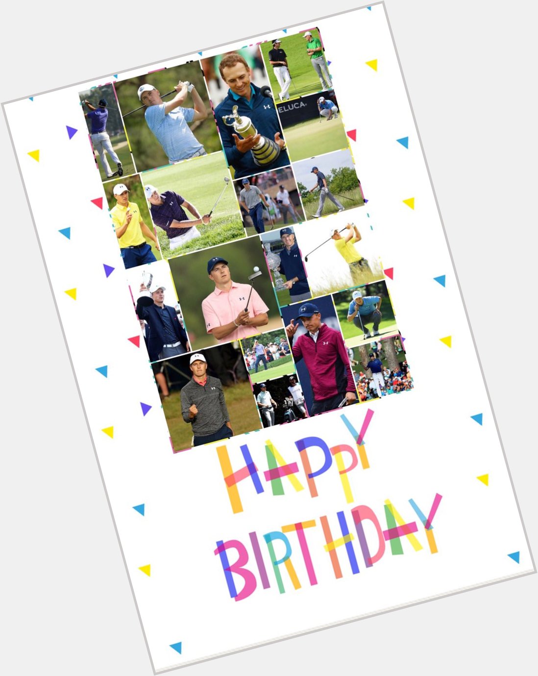 Happy Birthday to one of my favorite golfers, Jordan Spieth!!!  