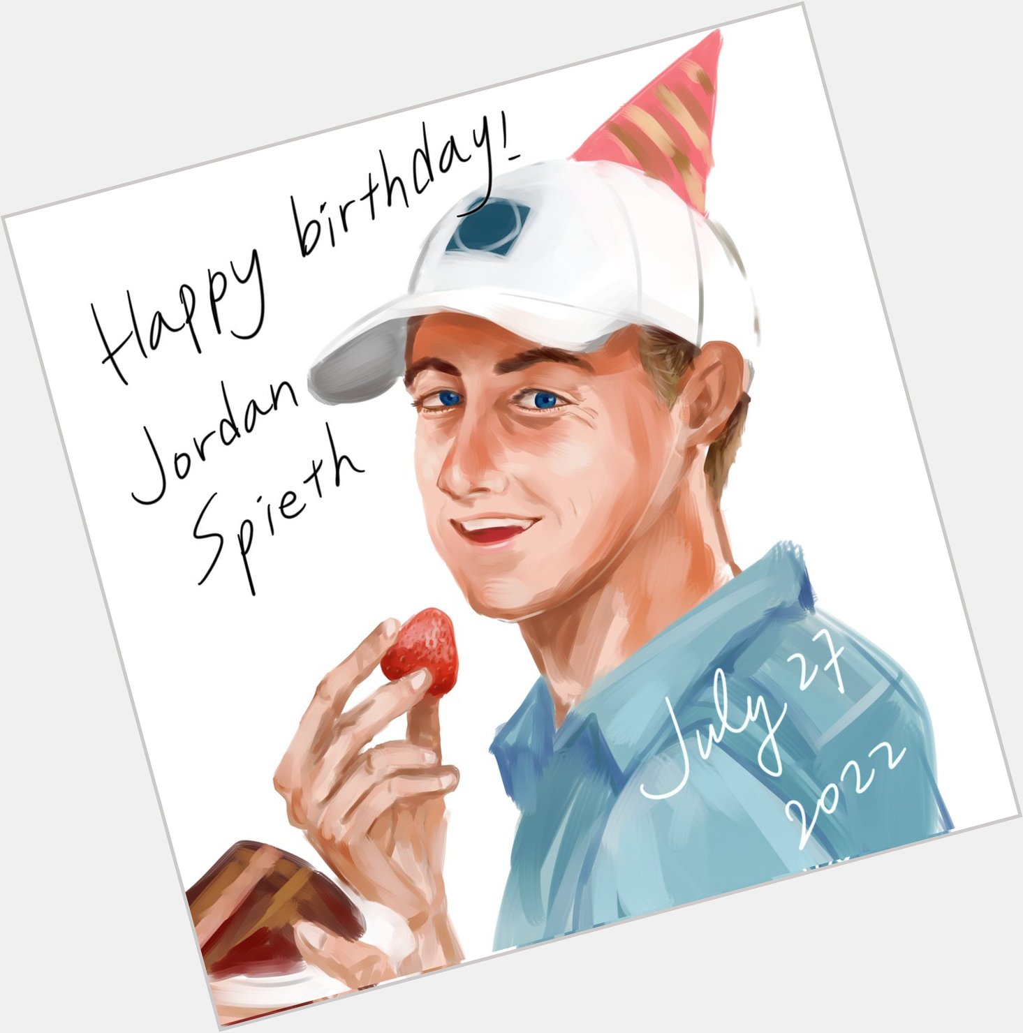 Happy birthday Jordan Spieth Class. Enthusiastic. Always one of my fav golfers. 