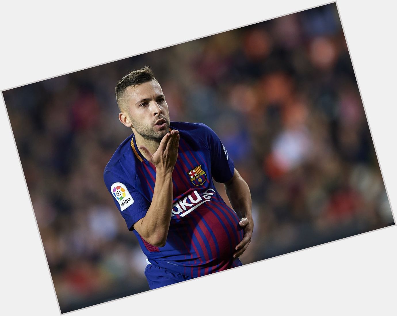 Happy Birthday to Jordi Alba who turns 29 today! He\s been brilliant for us so far this season! 

The rocket. 