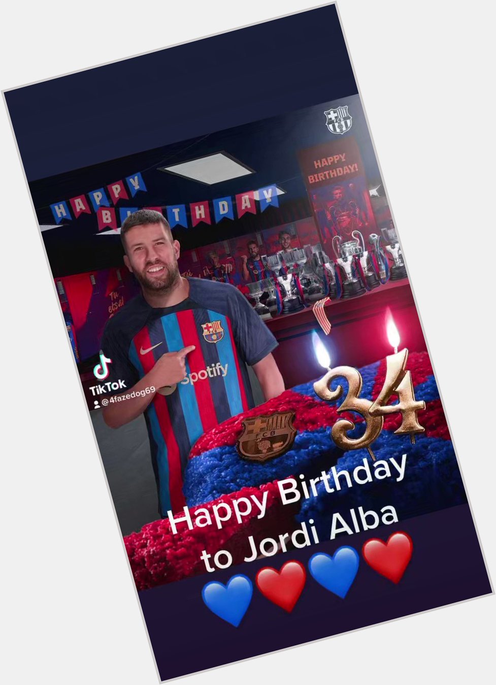 Can everyone say happy birthday to  Jordi Alba      