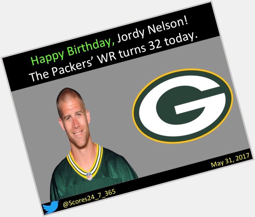  happy birthday Jordy Nelson! 