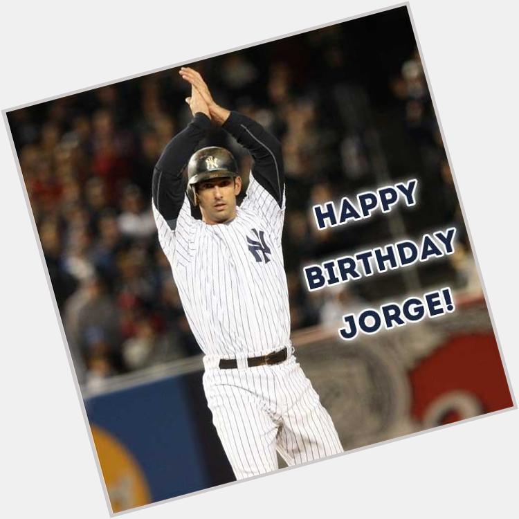 Hip hip, happy birthday to 5-time All-Star and 4-time champion, Jorge Posada. 