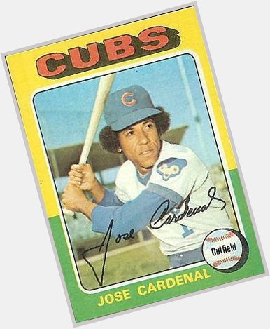 Happy \80s Birthday to Jose Cardenal, who turns 74 today and sported an underrated fro back in the day. 