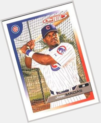 Happy Birthday to Jose Macias. Jose played for the 2004 and 2005 Chicago Cubs. 