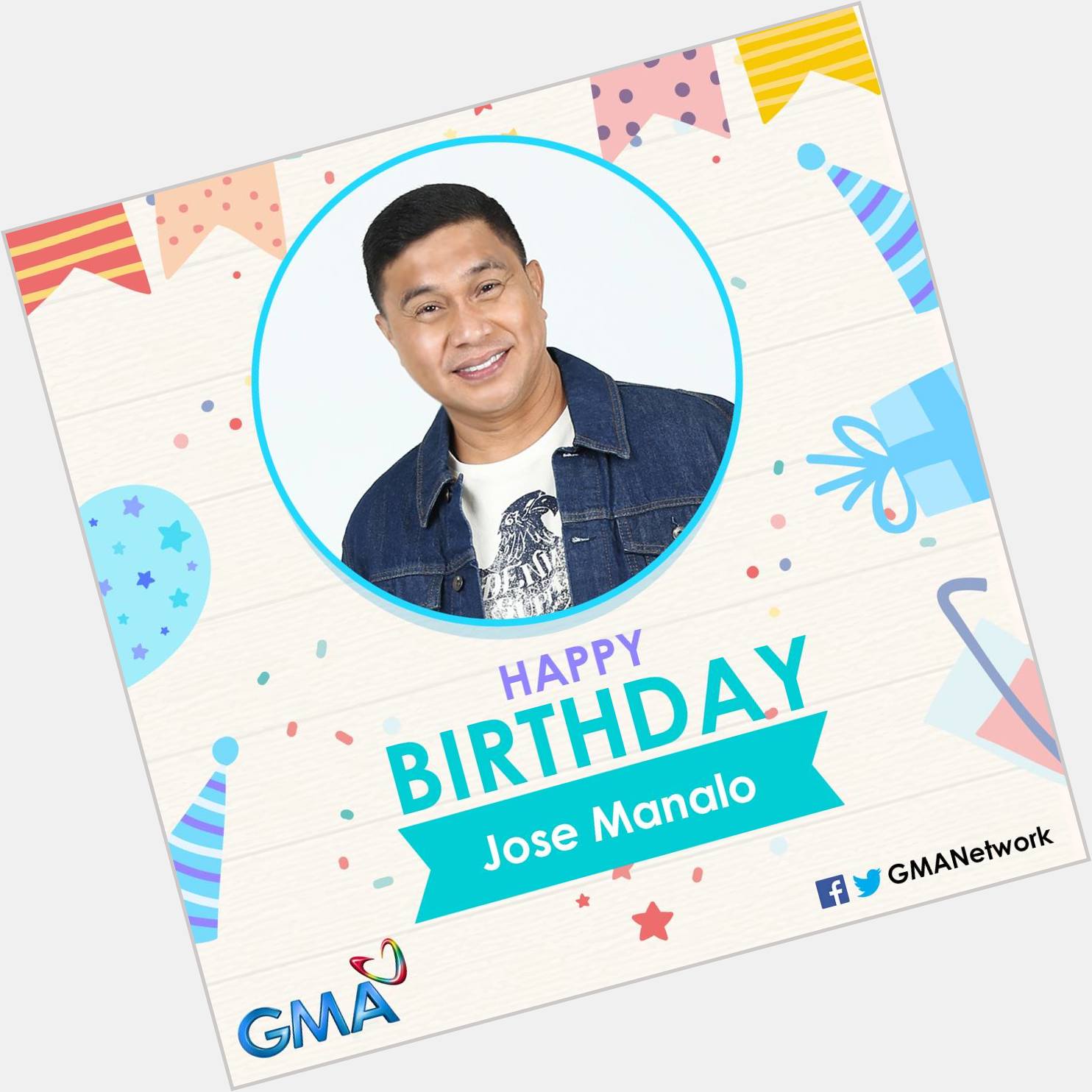 Happy birthday to talented comedian-host, Jose Manalo! May you have more healthy and happy years ahead! 