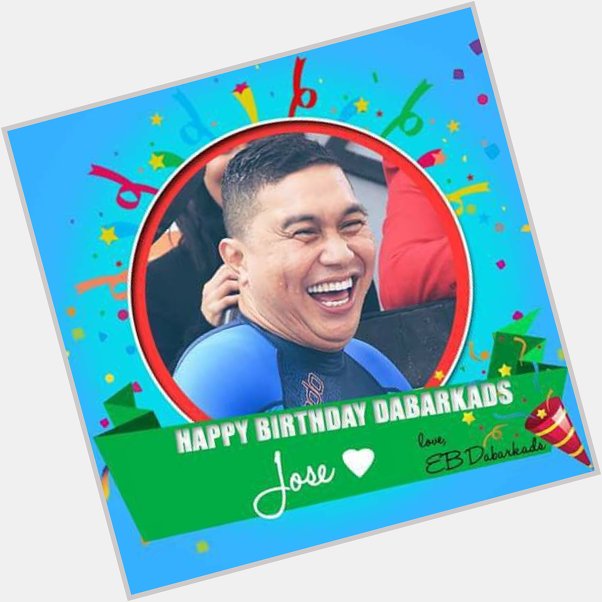Happy Birthday, Jose Manalo.Praying for good health&happiness in life.We love YOU  