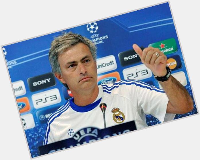   Happy birthday to the Real Madrid manager, Jose Mourinho. The special one. 