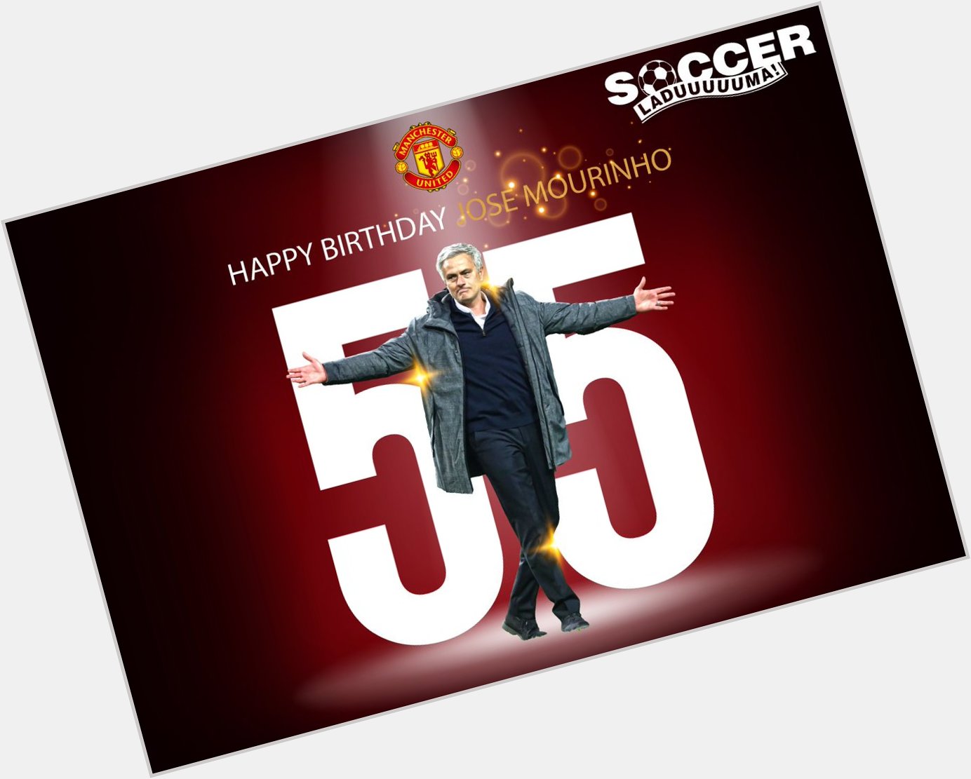 Happy Birthday to Manchester United\s manager, Jose Mourinho who turns 55 today!! Have a \"Special One\" Mou! 