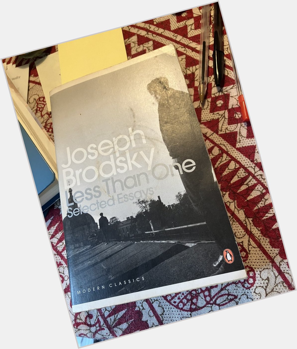 And of course Happy Birthday Joseph Brodsky. 