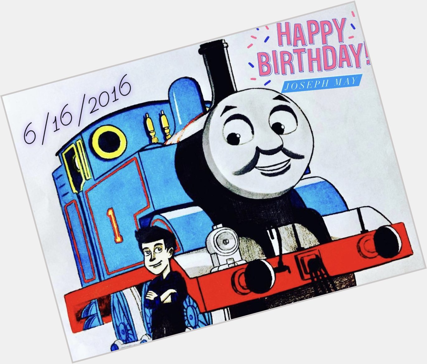   Happy Birthday to voice actor Joseph May the US voice of Thomas in the CGI-era.      
