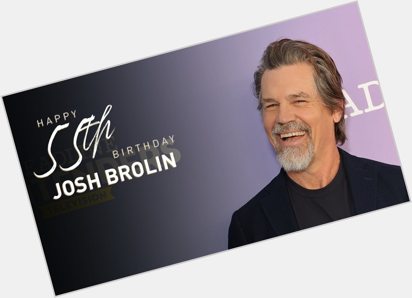 Happy 55th birthday Josh Brolin!

Read his bio here:  