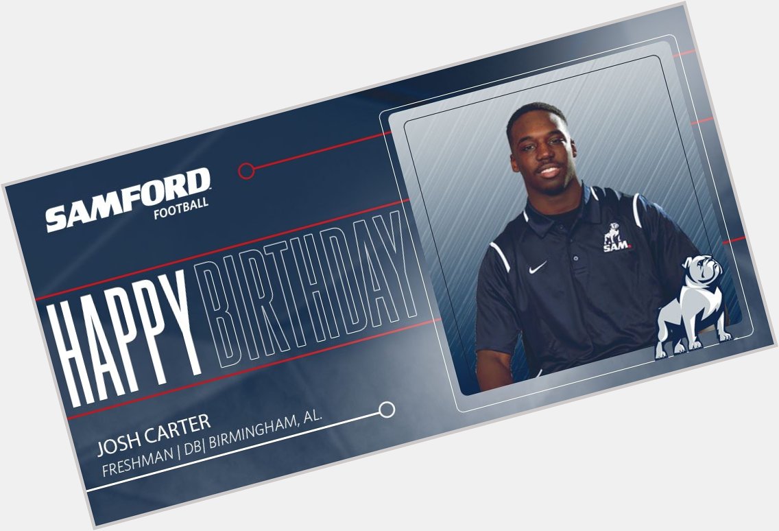 Happy Birthday to defensive back Josh Carter and wide receiver Chris Shelling! 